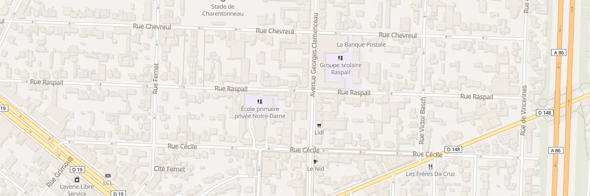 Plan du 62B Rue Raspail à Maisons-Alfort