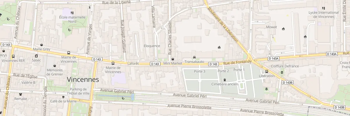 Plan du 46 Rue de Fontenay à Vincennes