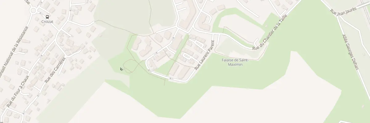 Plan du 6 Sen Juliette Greco à Saint-Maximin