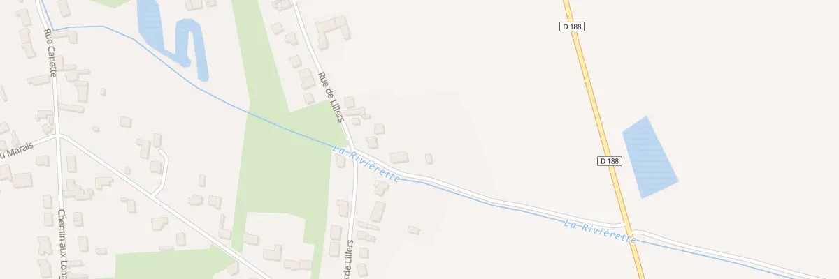 Plan du 410 Rue de Lillers à Isbergues