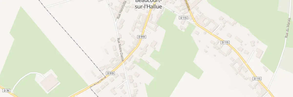Plan du 20 Rue Principale à Beaucourt-sur-l’Hallue