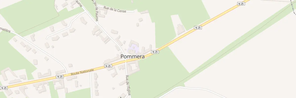 Plan du 6 Rte Nationale à Pommera