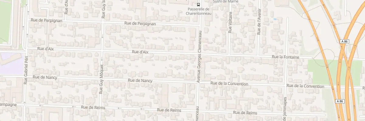 Plan du 54 Rue d’Aix à Maisons-Alfort