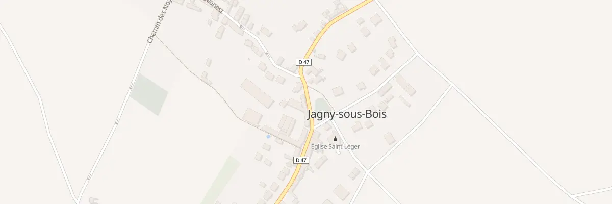 Plan du 4 Rue Chef de Ville à Jagny-sous-Bois