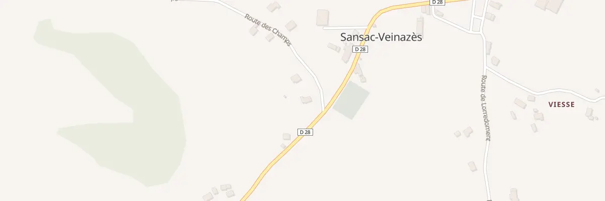 Plan du 6020 La Combe à Sansac-Veinazès