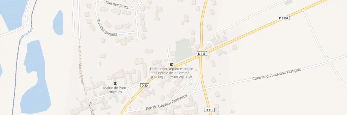 Plan du 9 Rue du 23 Décembre 1870 à Pont-Noyelles