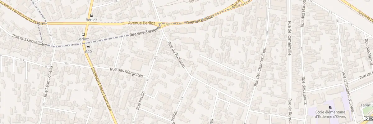 Plan du 36 Rue du Ruisseau à Montreuil