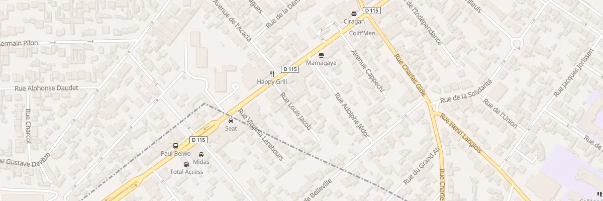 Plan du 9 Rue Louis Jacob à Drancy