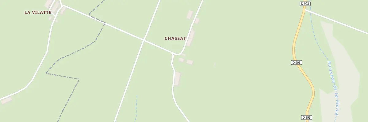 Plan du 5214 Chassat à Budelière
