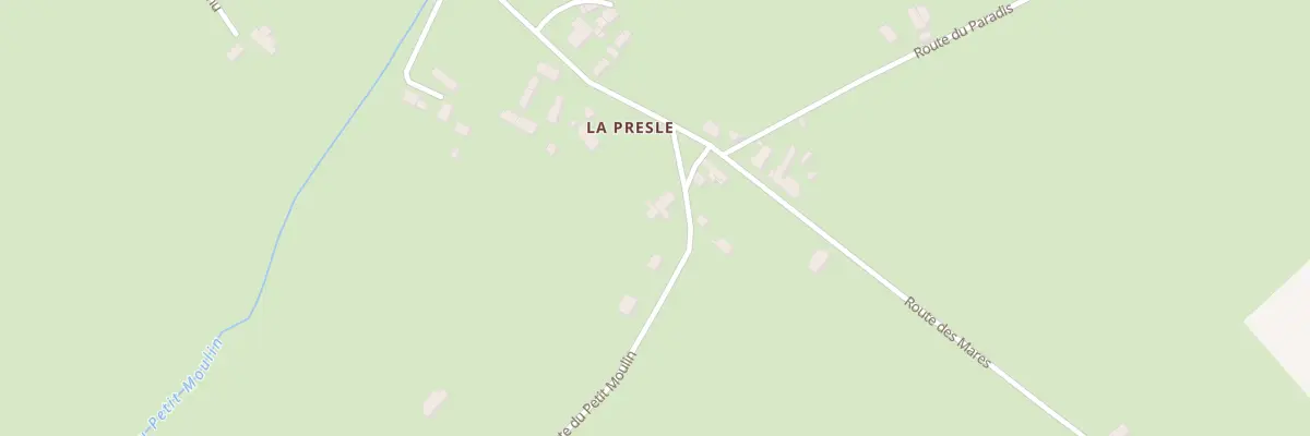 Plan du 288 La Presle à Vesdun