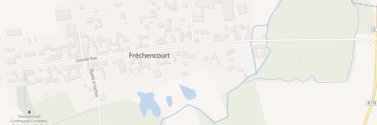 Plan du 15 Gr Grande Rue à Fréchencourt