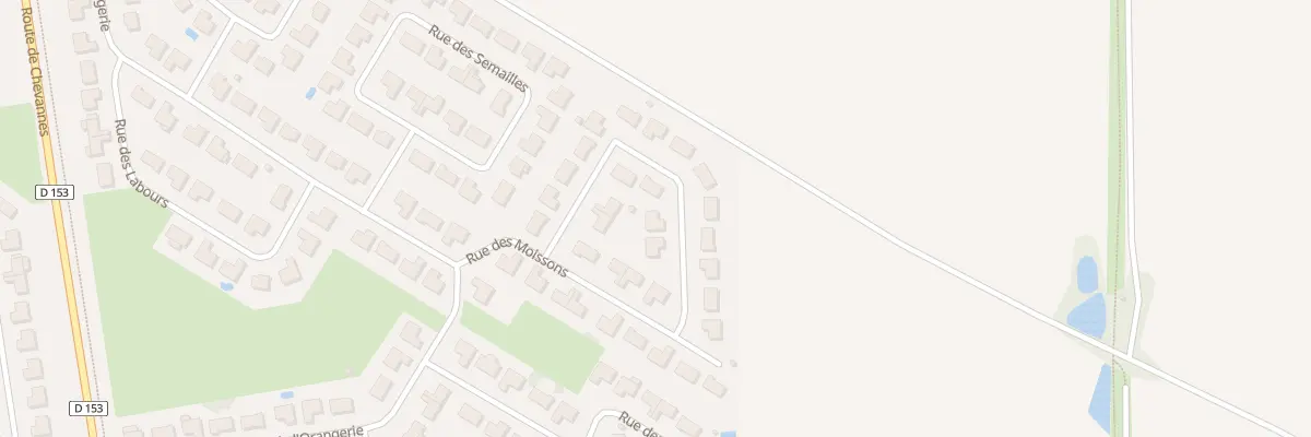 Plan du 10 Rue des Andains à Mennecy