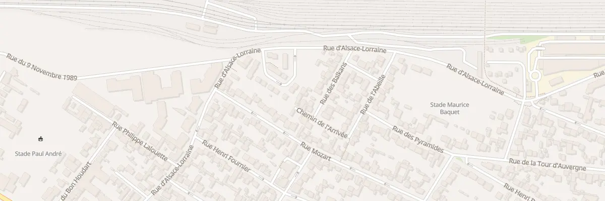 Plan du 18 Rue De L’Arrivee à Drancy