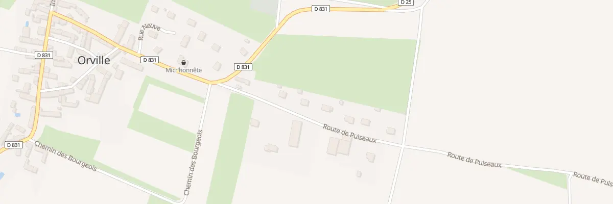 Plan du 6 Rte de Puiseaux à Orville