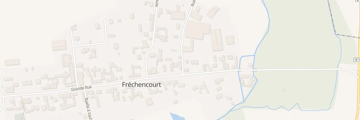 Plan du 14 Gr Grande Rue à Fréchencourt