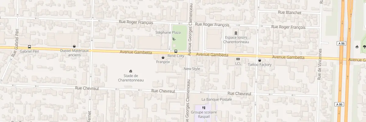 Plan du 65 Av Georges Clemenceau à Maisons-Alfort