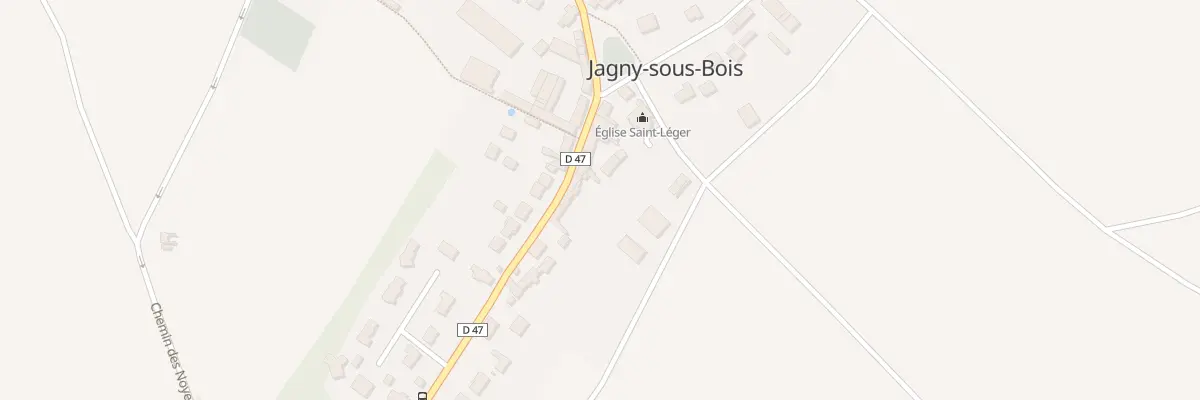 Plan du 11 Rue Chef de Ville à Jagny-sous-Bois