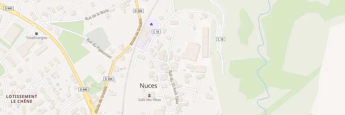 Plan du 5202 Nuces à Valady