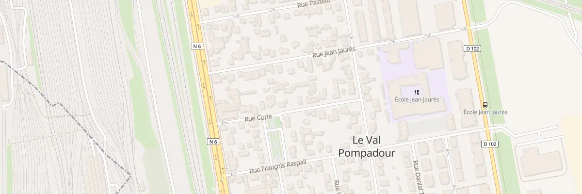 Plan du 15 Rue Curie à Valenton