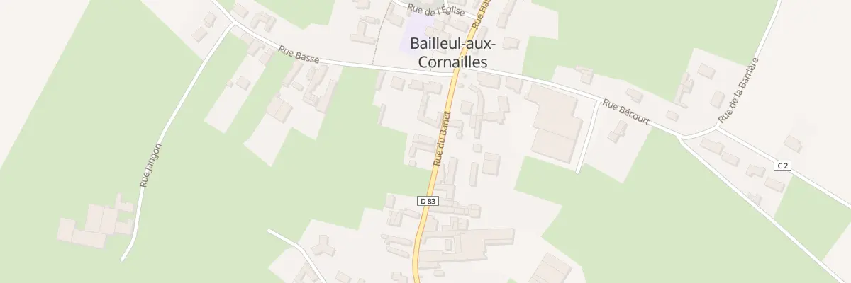 Plan du 3 Rue du Barlet à Bailleul-aux-Cornailles