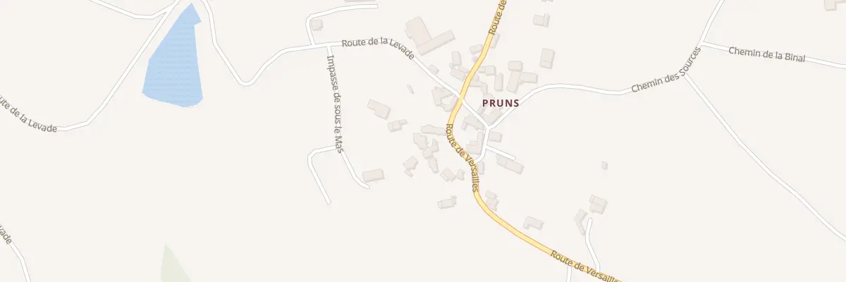 Plan du 5060 Pruns à Camboulazet