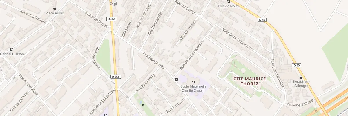 Plan du 69B Rue Jean Jaurès à Romainville