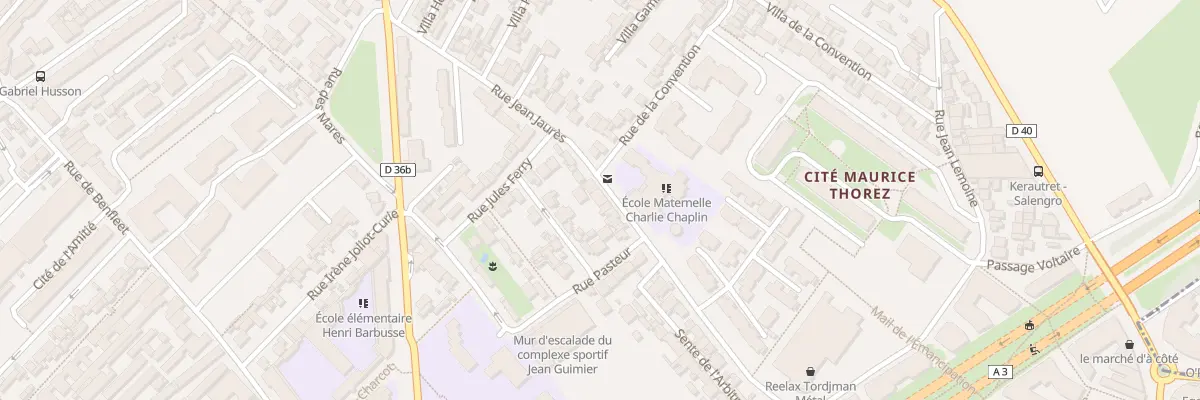 Plan du 66 Rue Jean Jaurès à Romainville