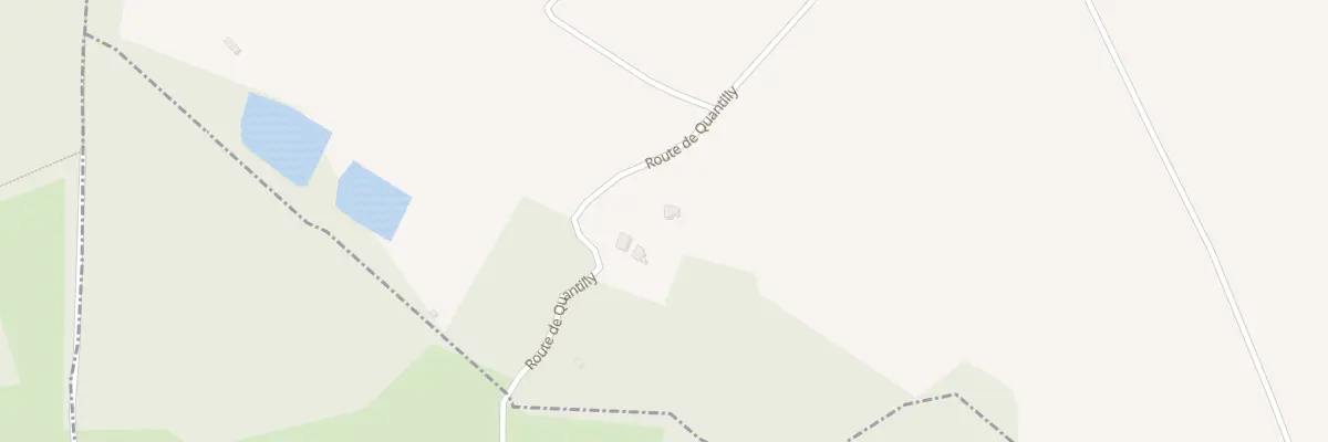 Plan du 47 Rte de Quantilly à Achères