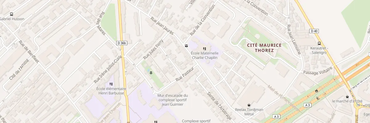 Plan du 4 Rue Pasteur à Romainville
