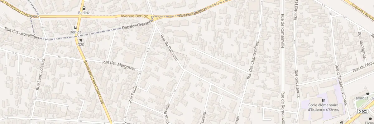 Plan du 32 Rue du Ruisseau à Montreuil