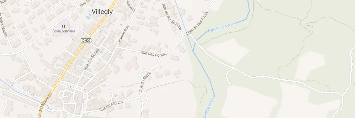 Plan du 3 Rue des Pontils à Villegly
