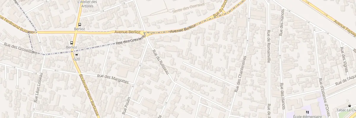 Plan du 124 Rue de la Pointe à Montreuil