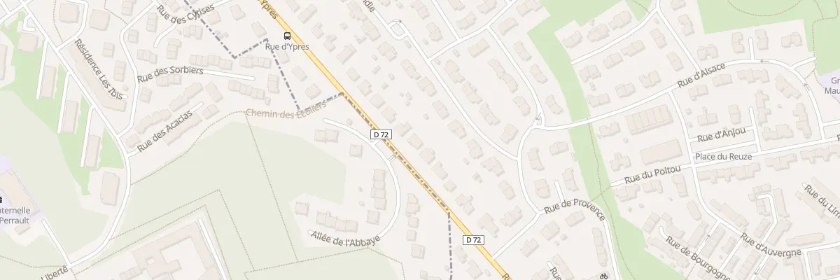 Plan du 34 Rue d’Ypres à Hoymille