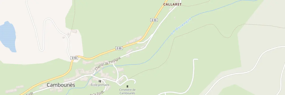 Plan du 25 Che de Perpigne à Cambounès