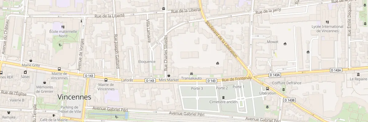Plan du 40 Rue de Fontenay à Vincennes