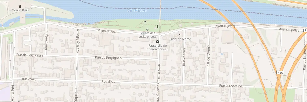 Plan du 127 Av Georges Clemenceau à Maisons-Alfort