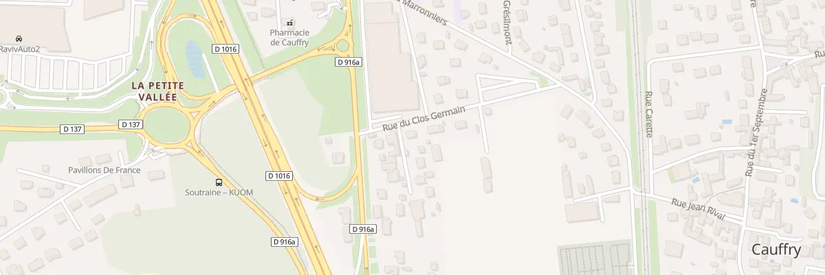 Plan du 19 Rue du Clos Germain à Cauffry