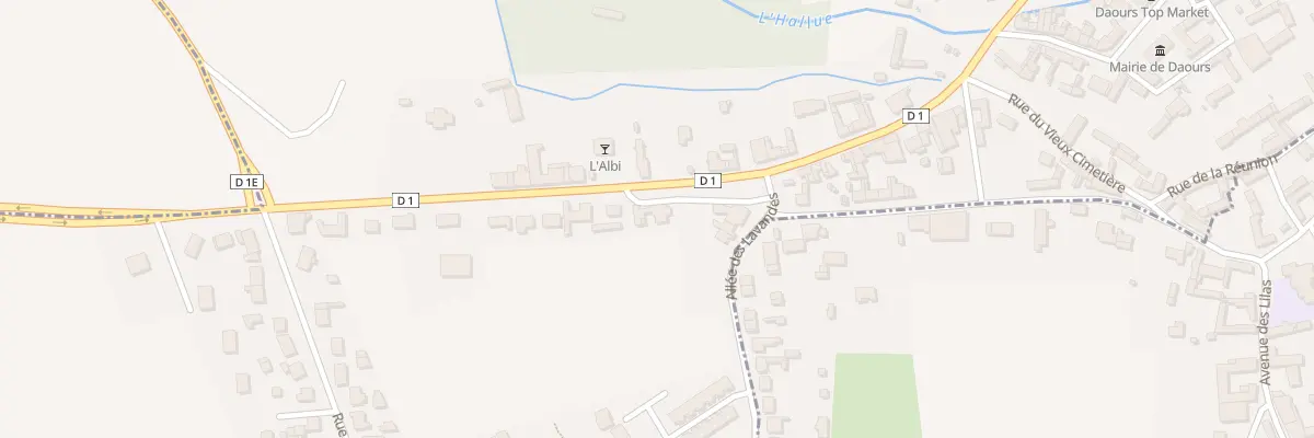 Plan du 33 Rue d’Amiens à Daours