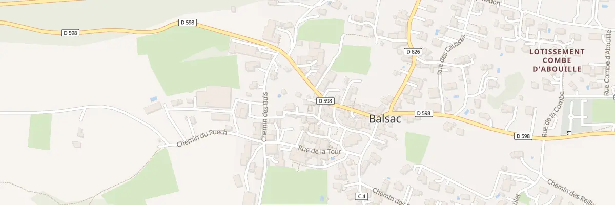 Plan du 107 Rue du Vallon à Druelle Balsac