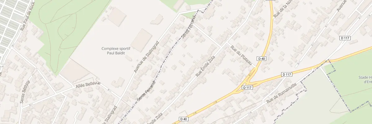 Plan du 68 Rue Emile Zola à Noisy-le-Sec
