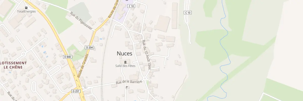 Plan du 5128 Nuces à Valady
