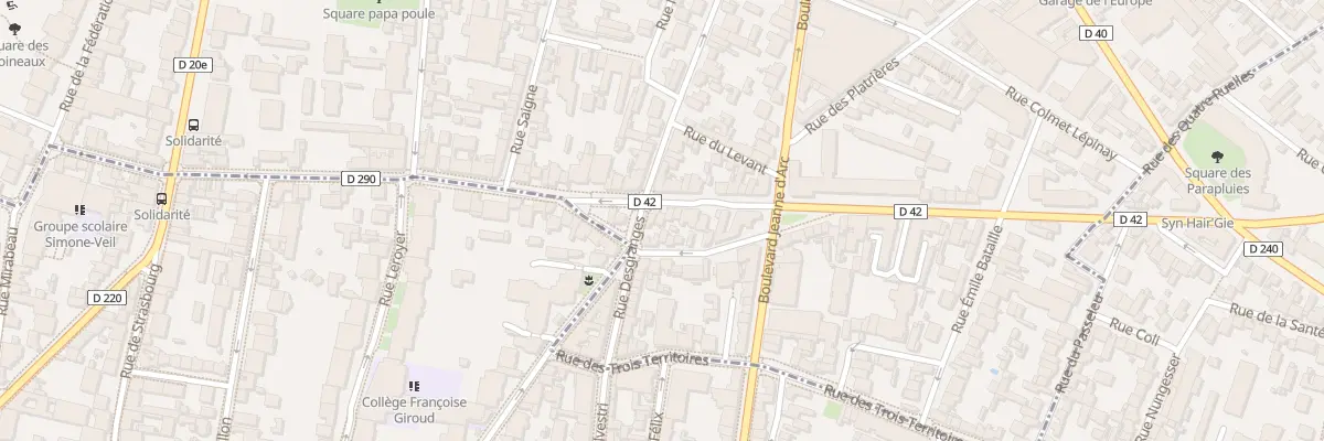 Plan du 48 Rue de la Solidarité à Montreuil