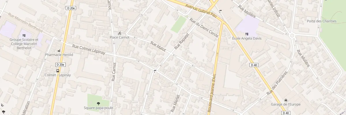 Plan du 30B Rue Malot à Montreuil