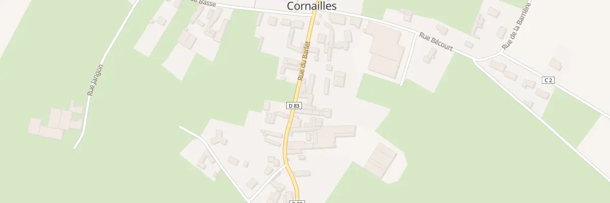 Plan du 8 Rue du Barlet à Bailleul-aux-Cornailles