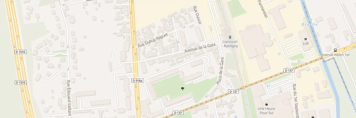 Plan du 20 Av de la Gare à Rantigny