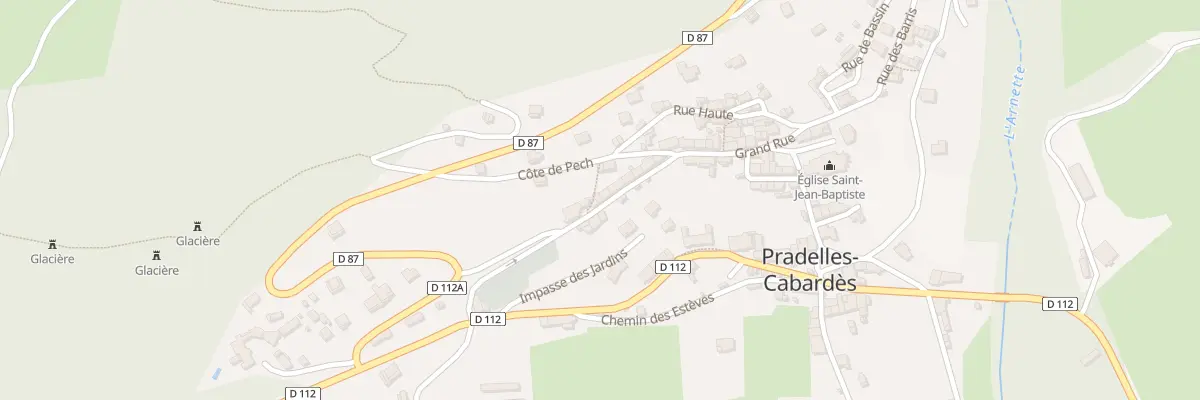 Plan du 24A Le Village à Pradelles-Cabardès