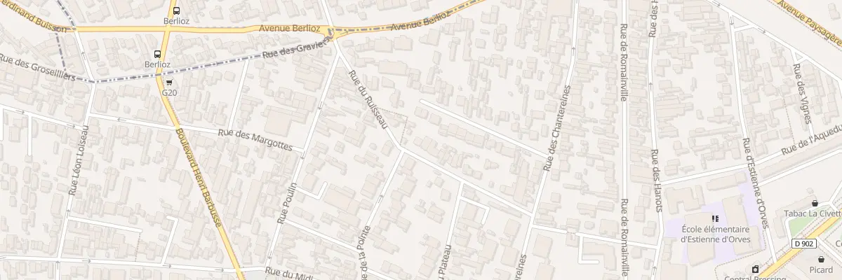 Plan du 28 Rue du Ruisseau à Montreuil