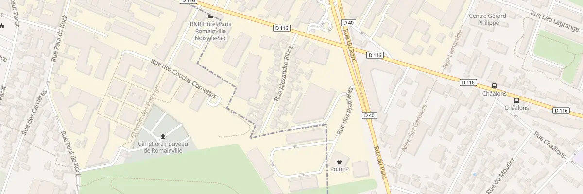 Plan du 17 Rue Alexandre Ribot à Noisy-le-Sec