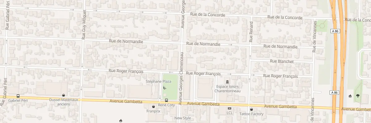 Plan du 62B Av Georges Clemenceau à Maisons-Alfort