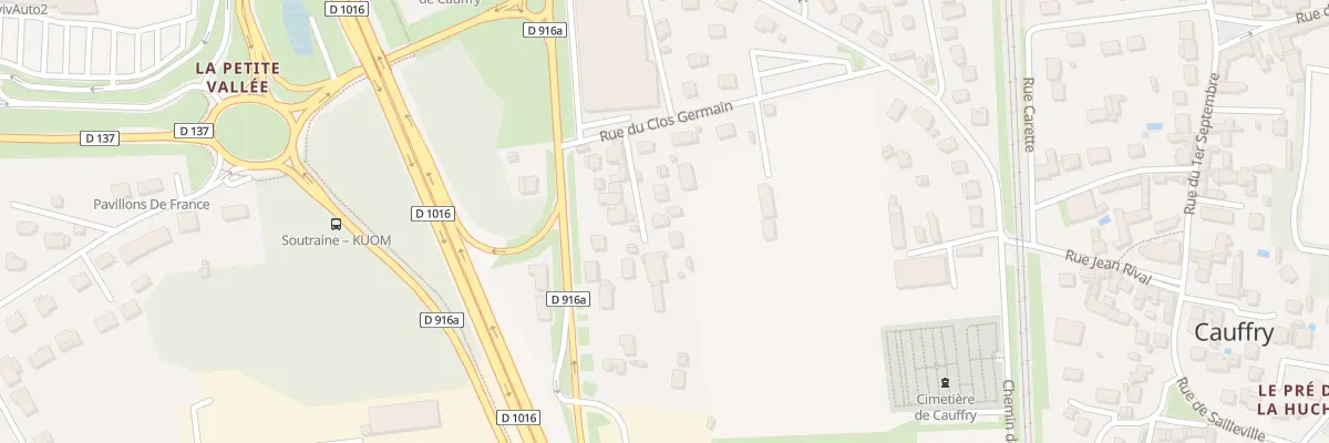 Plan du 21 Rue du Clos Germain à Cauffry
